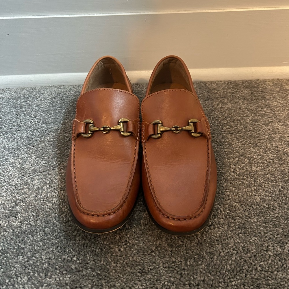 Men's Loafers with Gold Buckle